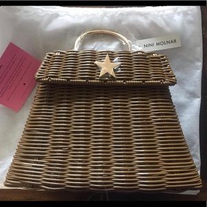 Nini Molnar NEW Sun Bag in Tan, brand new w tags